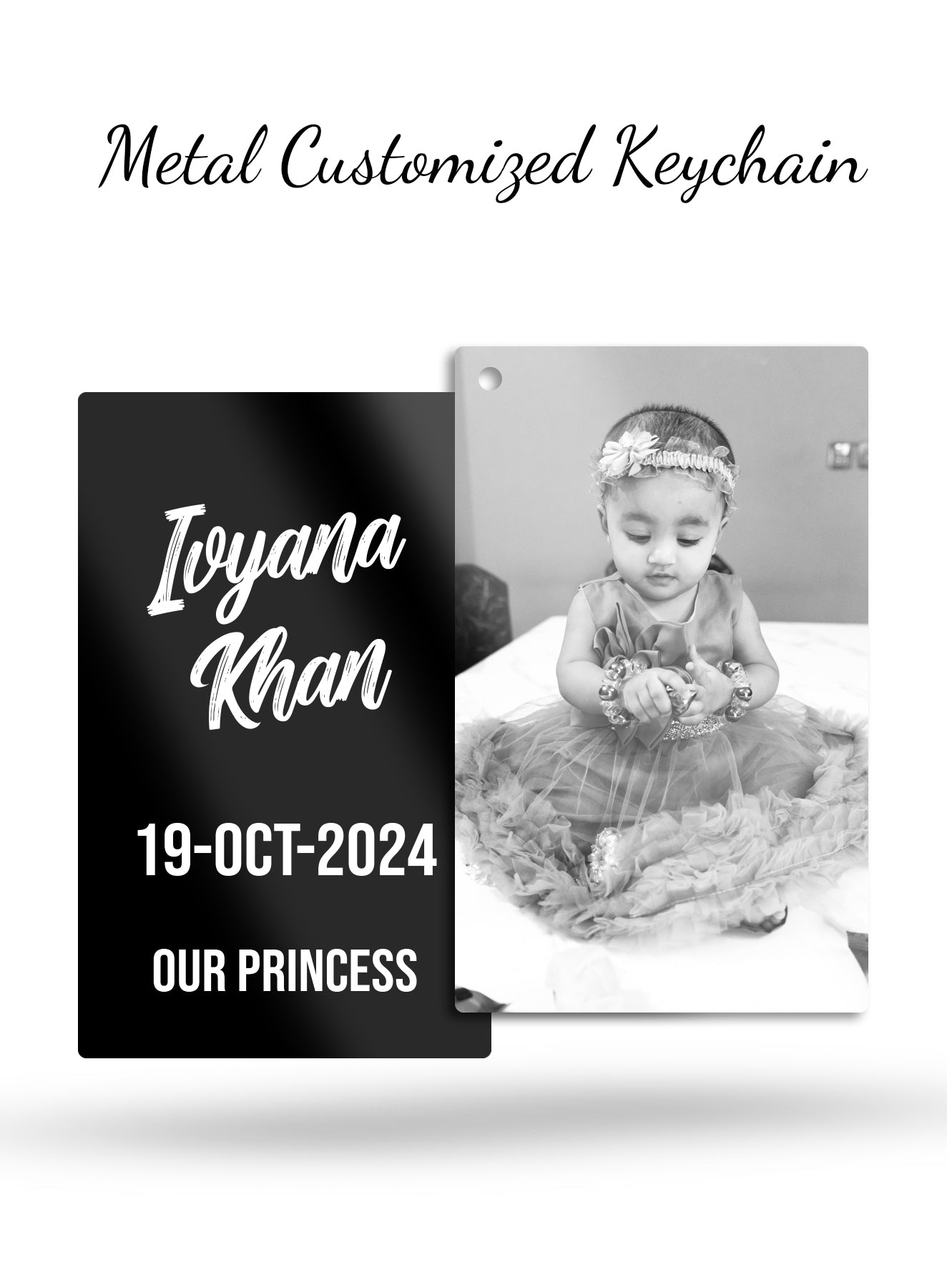 Customized Metal Keychain Aluminum Picture Engraved Gift Best Quality Product