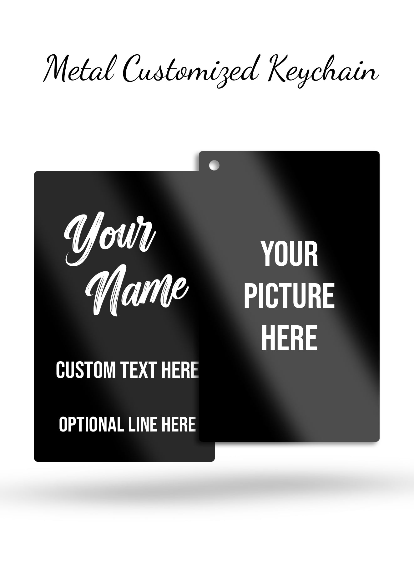 Customized Metal Keychain Aluminum Picture Engraved Gift Best Quality Product